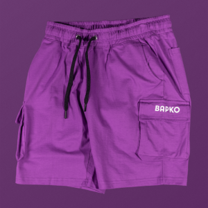 cultured bapko purple utility shorts 1