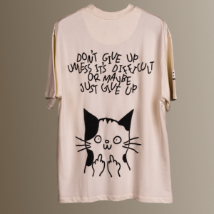 cultured bapko off white cat tee 1