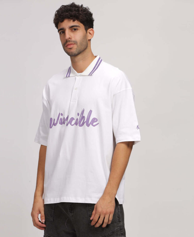 Invincible Oversized Polo Tee 2