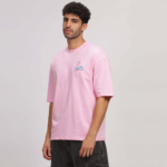Pink Line Art Tee 2