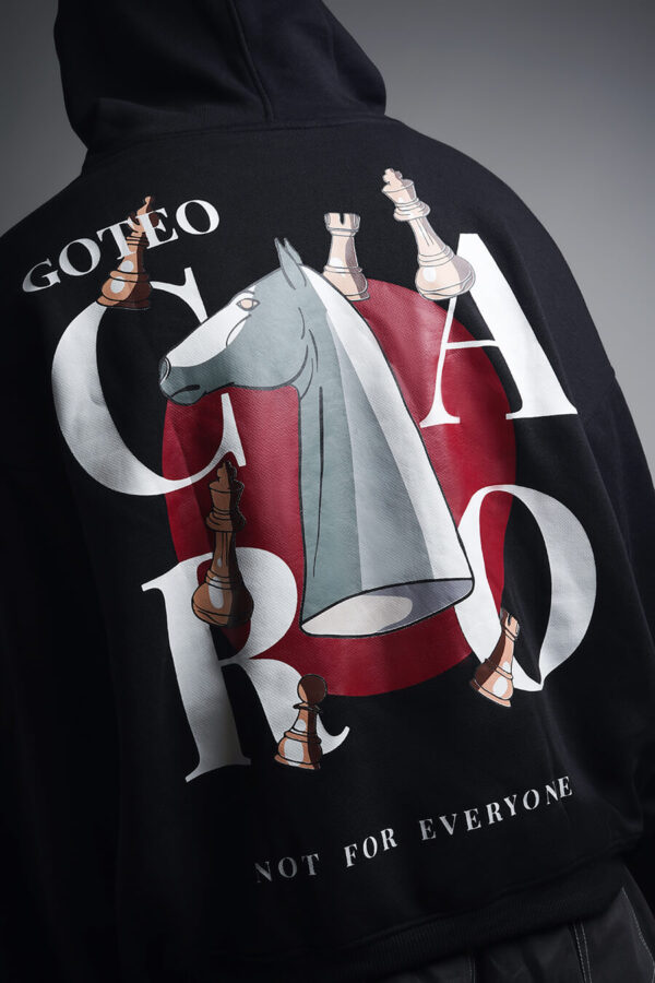 goteo checkmate oversized hoodie 1