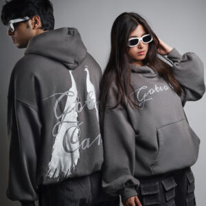 goteo grey peafowl oversized hoodie 3