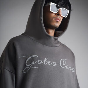 goteo grey peafowl oversized hoodie 6