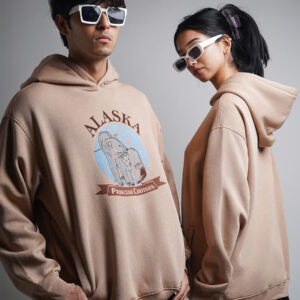 Alaska Oversized Hoodie Beige 1