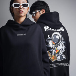 Astronaut Oversized Hoodie Black 1