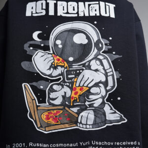 Astronaut Oversized Hoodie Black 2