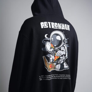 Astronaut Oversized Hoodie Black 4