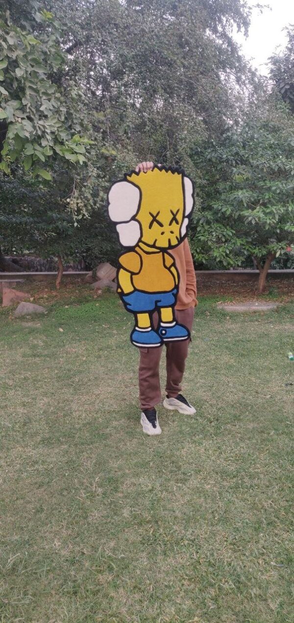 BART SIMPSON X KAWS RUG 1