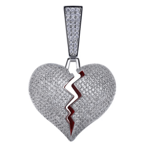 BROKEN HEART SILVER 3