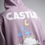 Castle Oversized Hoodie Dusky Rose 2