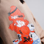 Doggo Oversized Sweatshirt Beige 3