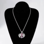 SPIDERMAN ICED OUT PENDANT SILVER 8
