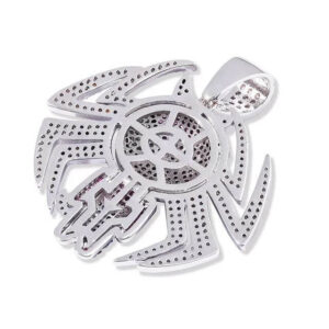 SPIDERMAN ICED OUT PENDANT SILVER 9