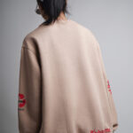 Scarywomen Oversized Sweatshirt Beige 7