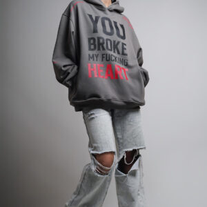 The Adventure of Heartbreak Oversized Hoodie Grey 10