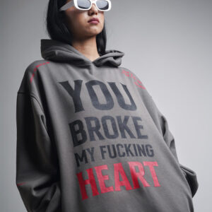 The Adventure of Heartbreak Oversized Hoodie Grey 11