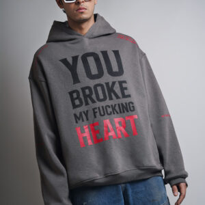 The Adventure of Heartbreak Oversized Hoodie Grey 3