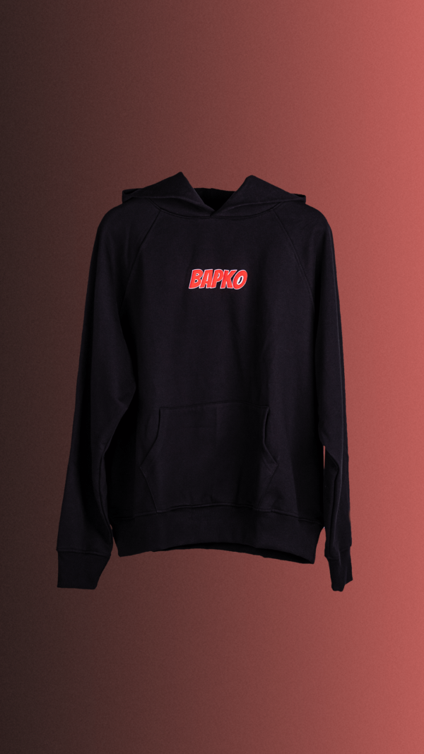 BLACK SMS RAGLAN FLEECE HOODIE 2 1