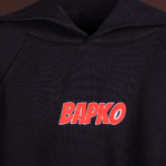 BLACK SMS RAGLAN FLEECE HOODIE 3 1