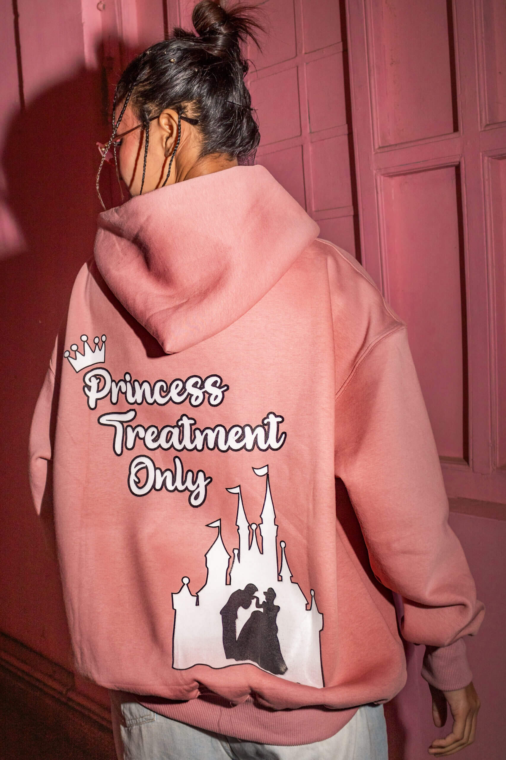 Pink princess clearance hoodie