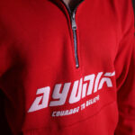 Red Half Zipper Hoodie 2