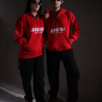 Red Half Zipper Hoodie 3
