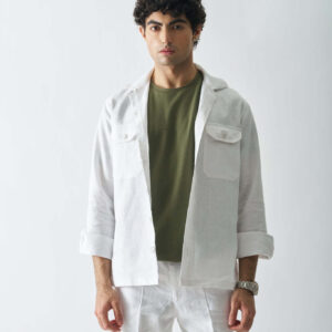 SNOWFLAKE HAVEN LINEN JACKET 1