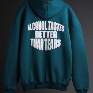 Alcoholic Ted Teal Hoodie 2