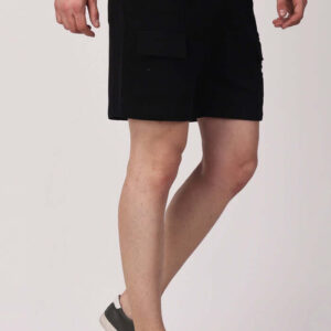 Black Utility Shorts 7