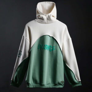 Blushade Hoodie White Green 1