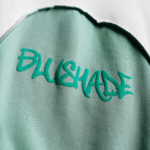 Blushade Hoodie White Green 3