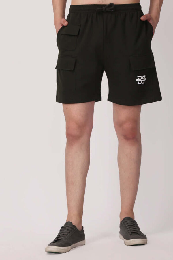 Military Green Utility Shorts 1