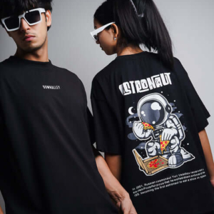 Astronaut Oversized T shirt Black 1