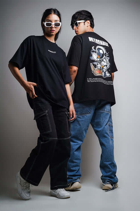 Astronaut Oversized T shirt Black 2