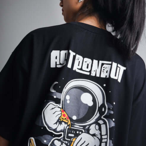 Astronaut Oversized T shirt Black 4