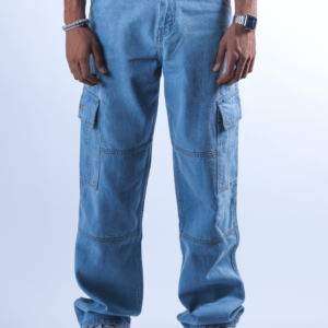 Thunderstrike light indigo cargo jeans 1 (1)