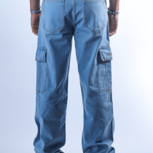 Thunderstrike light indigo cargo jeans 3 (1)