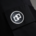Zipper Flared Black Cargo 8