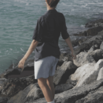 One Pocket Oversized Black Shirt 2