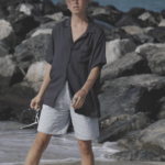 One Pocket Oversized Black Shirt 3