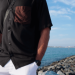 Patch Pocket Black Shirt 4