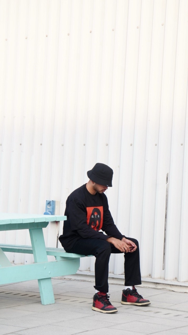 Relaxed Fit Black T shirt 1 (1)