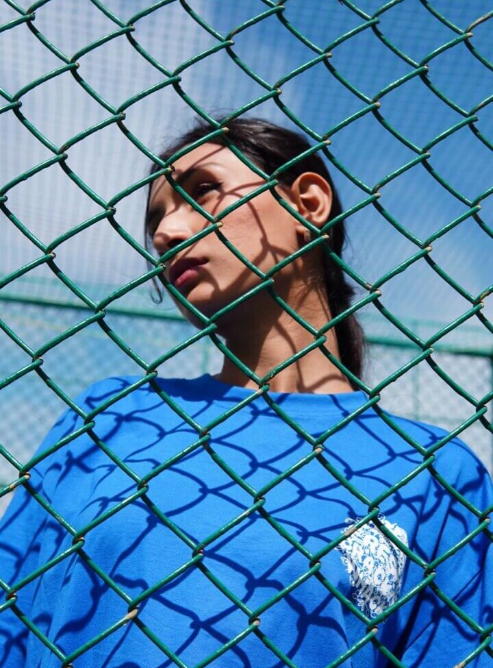 Relaxed Fit Blue T shirt 3