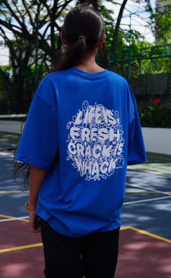 Relaxed Fit Blue T shirt 5