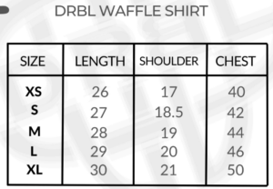 DRBL WAFFLE PHANTOM WHITE SHIRT – Dribble (1)