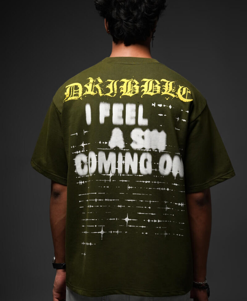 SHADOWS OLIVE TEE 1