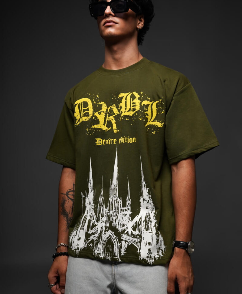SHADOWS OLIVE TEE 10