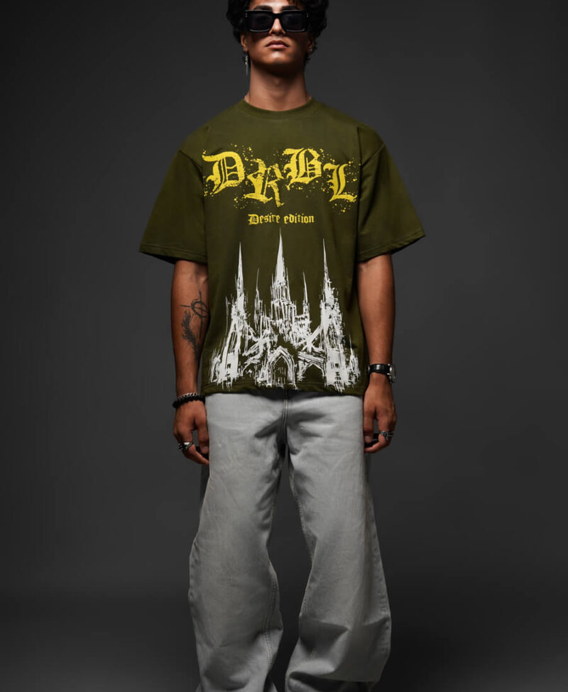 SHADOWS OLIVE TEE 12