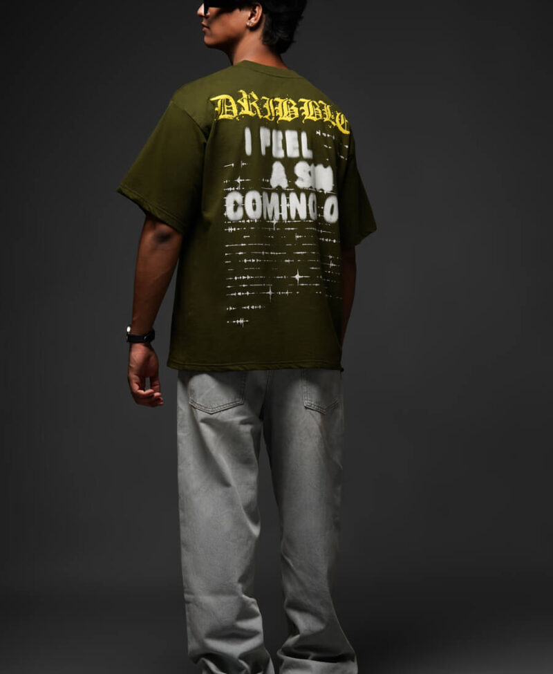 SHADOWS OLIVE TEE 13