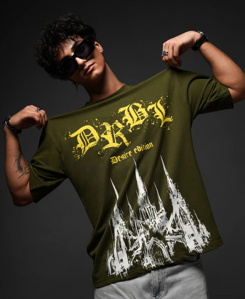 SHADOWS OLIVE TEE 18